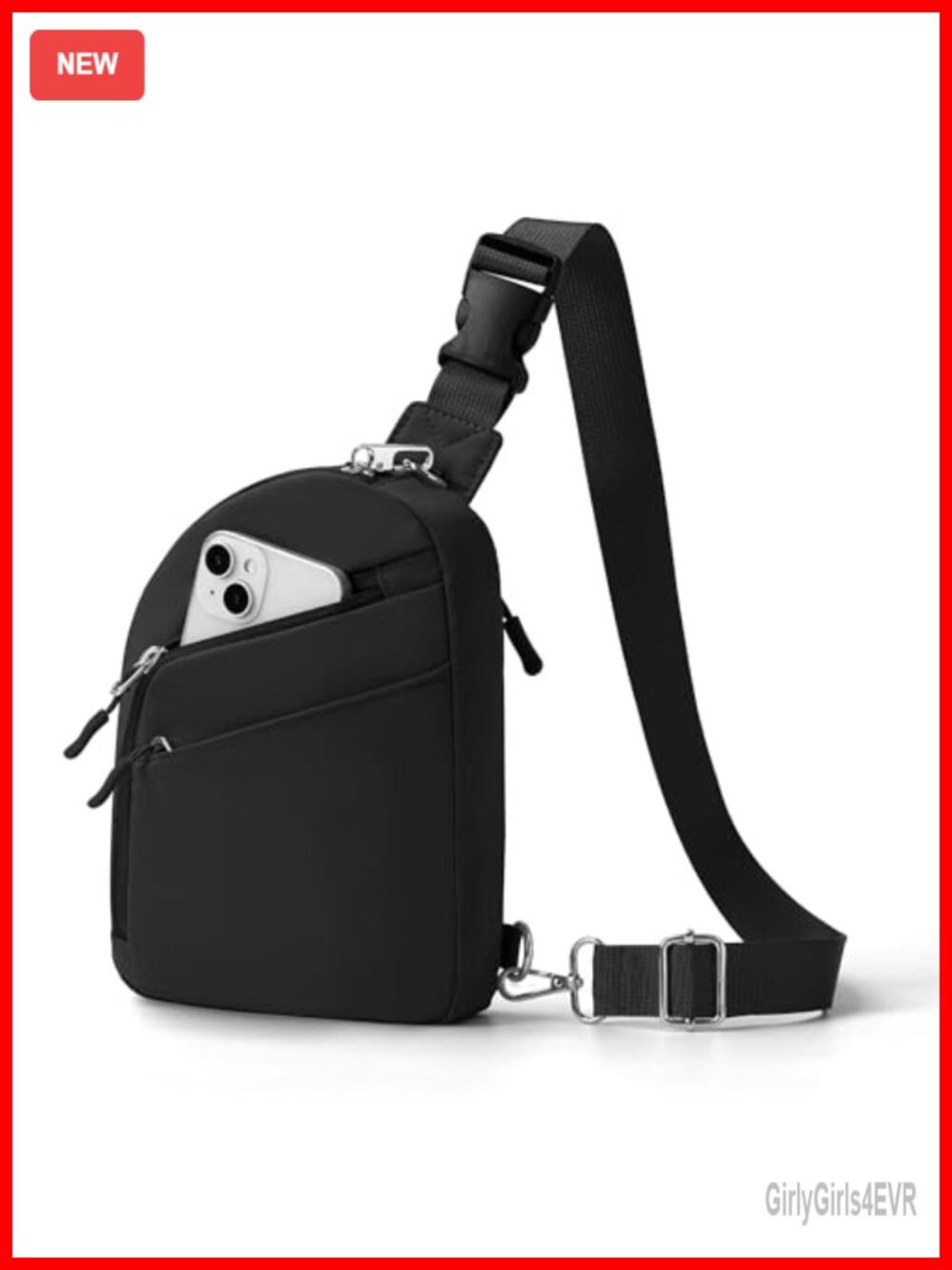 Anti-Theft Crossbody Bag with RFID Blocking, Small Sling Travel Purse